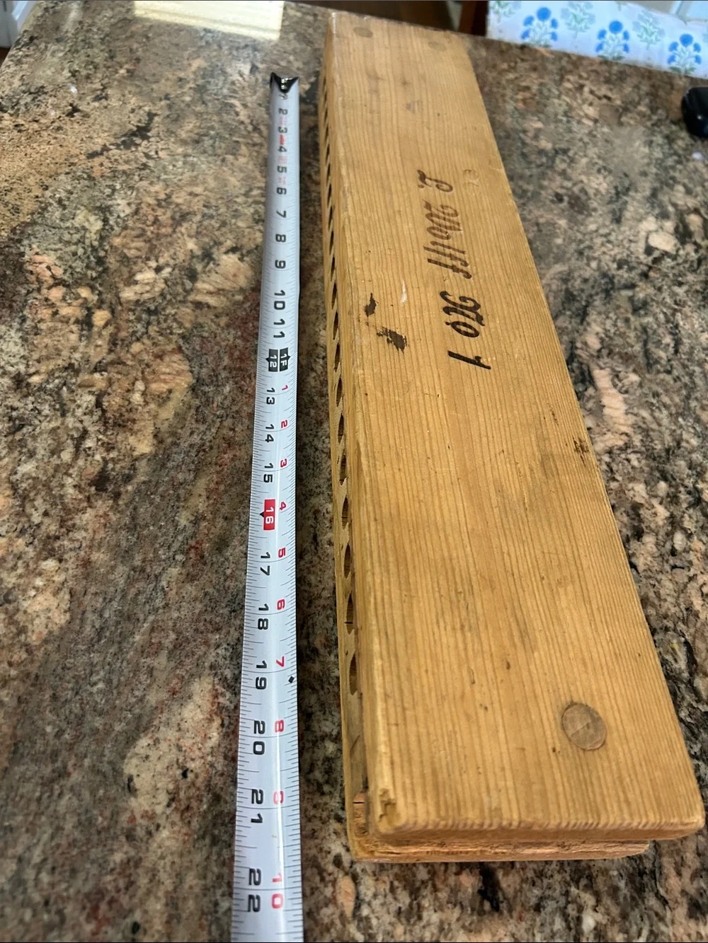 Vintage Cigar Mold-L Wolff No.1